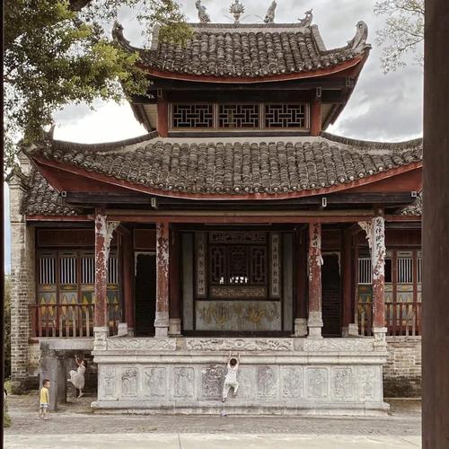 各具特色的明清風格戲臺@陜西古錦園林古建工程